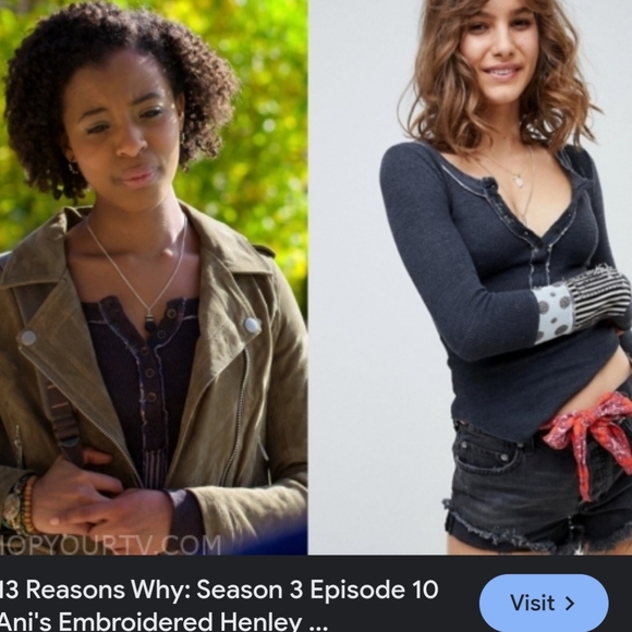 🍒LIKE NEW🍒 FREE PEOPLE HENLEY - Picture 3 of 7